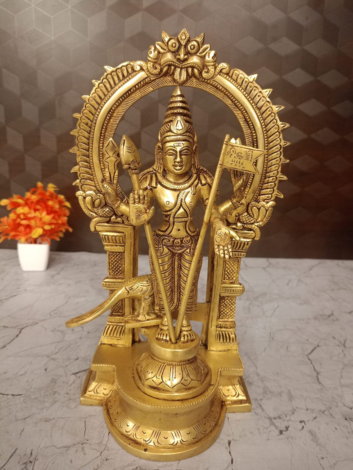 brass arch murugan idol pooja gift vgocart coimbatore india2 scaled