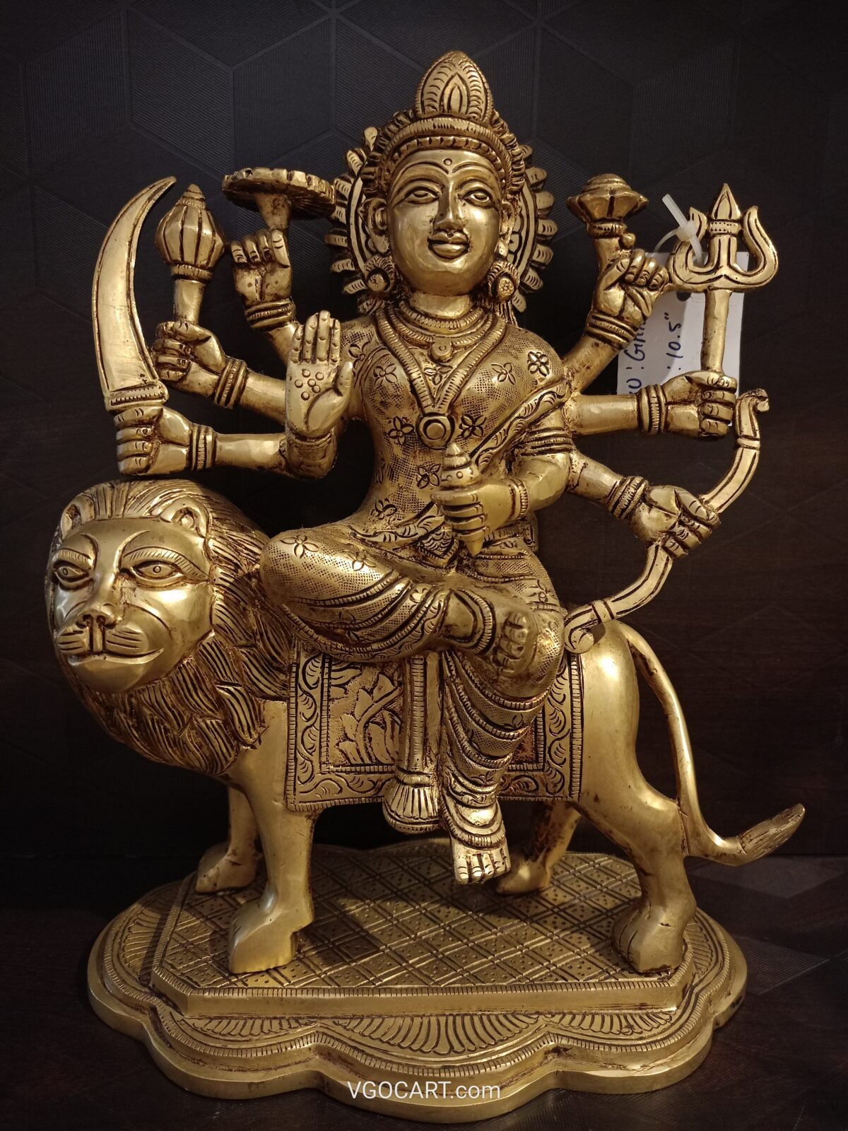 brass durgai amman idol pooja gift vgocart coimbatore india scaled
