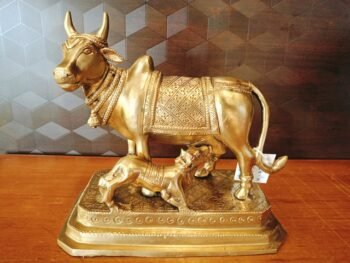 Bronze Cow and Calf Idol