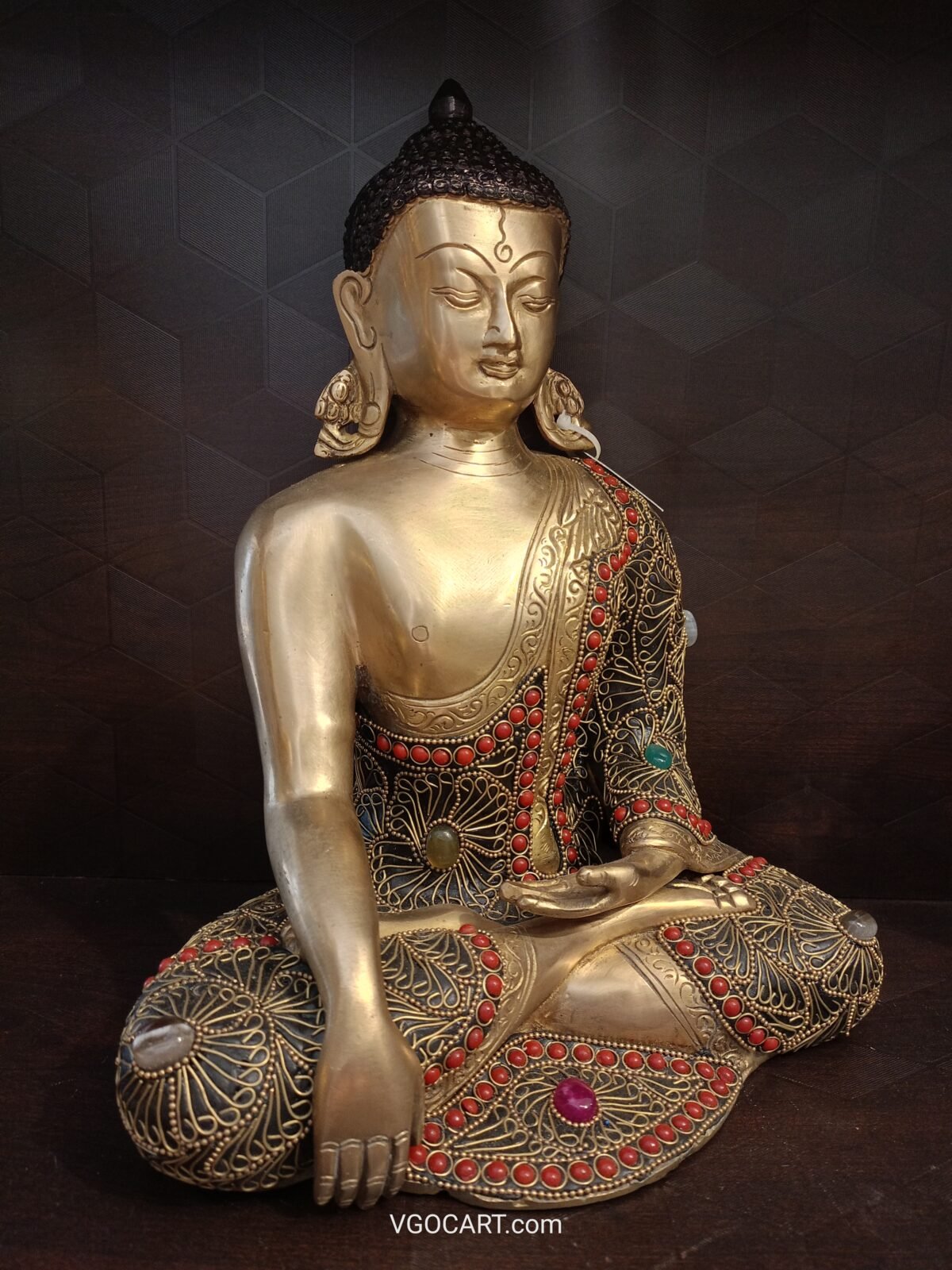 buy brass buddha stone finish online coimbatore india 3 scaled