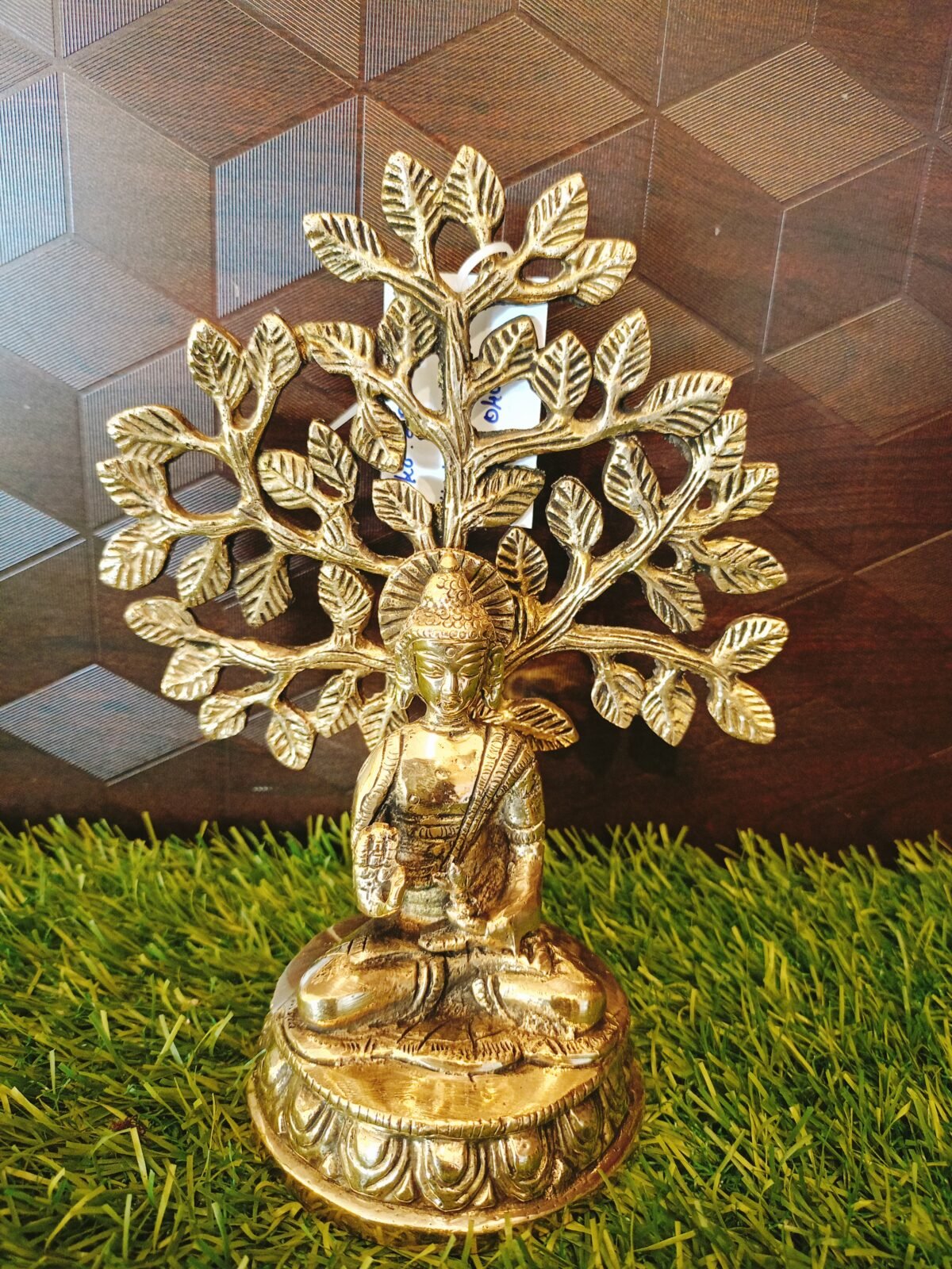 Brass Buddha Under Tree