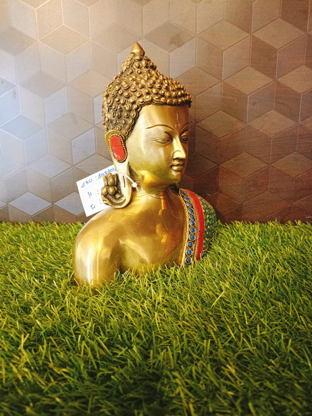 buy brass semi buddha stone finish online gift shop india 1 1 scaled