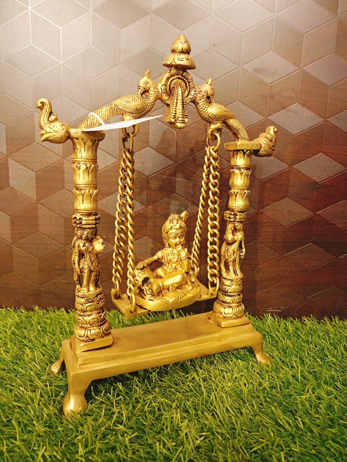 buy brass vennai krishna jhula homedecor gift bangalore 2 scaled