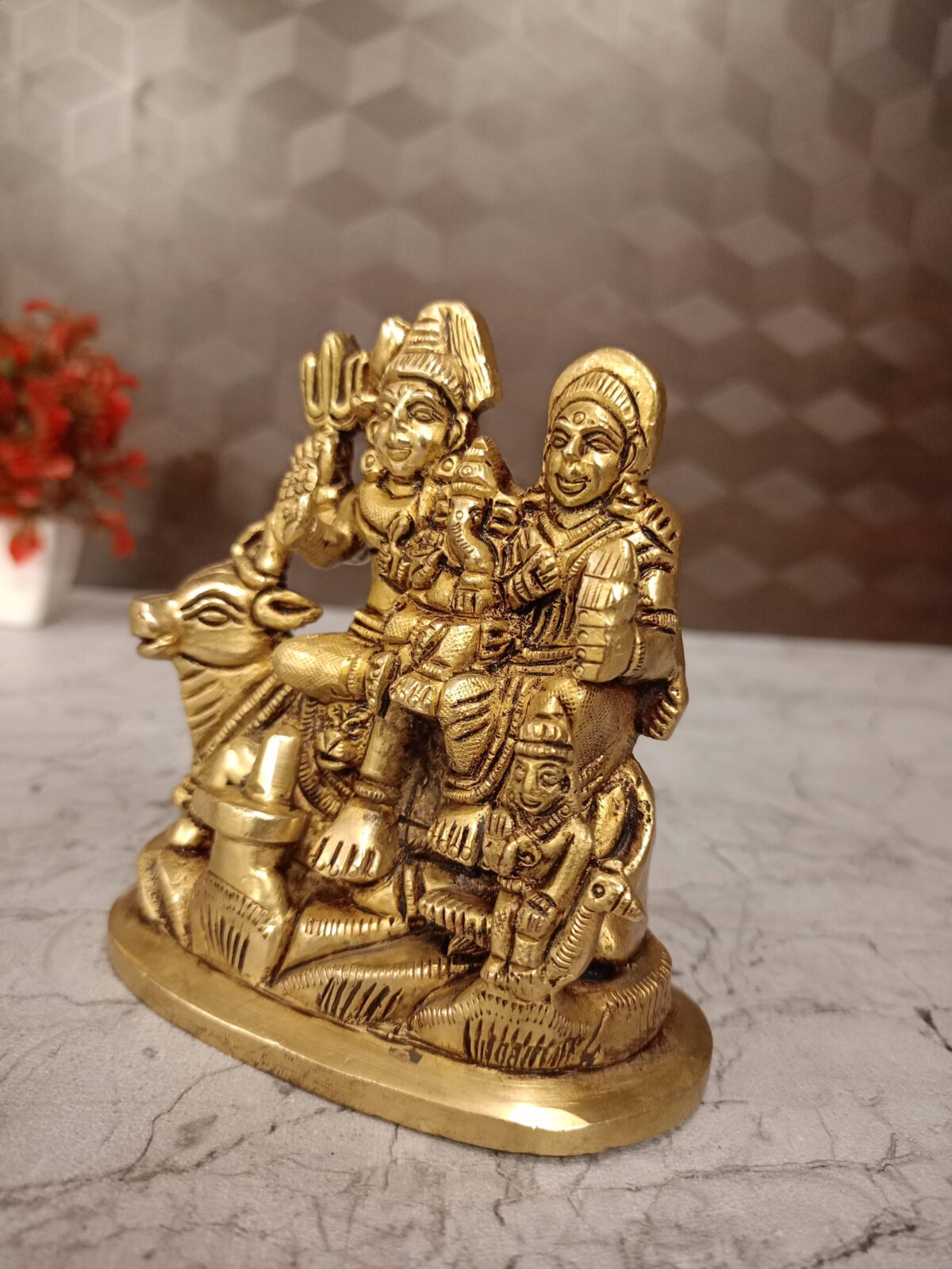 Brass shiva family pooja gift coimbatore india1 scaled