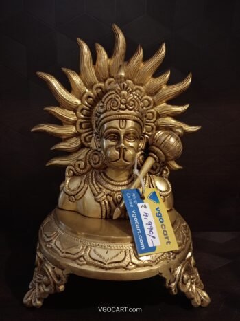 brass hanuman idol pooja gift