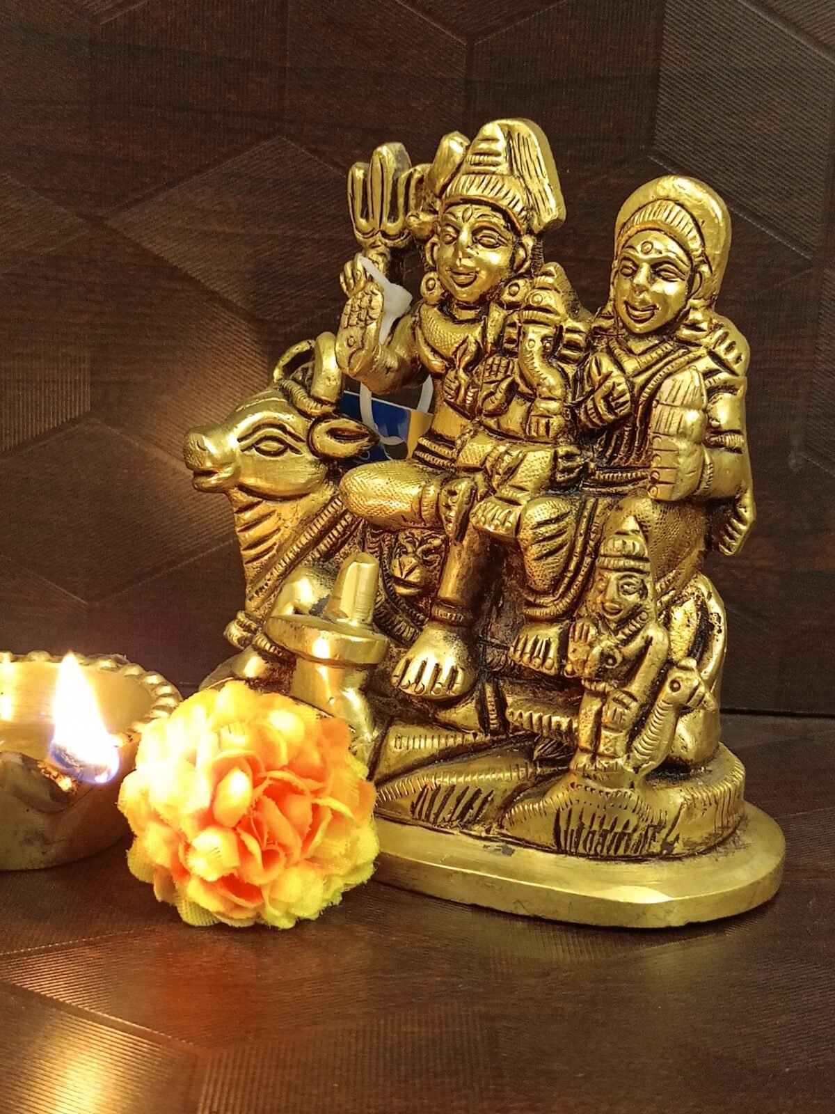 brass shiva parivar small idol online antique store 3 scaled