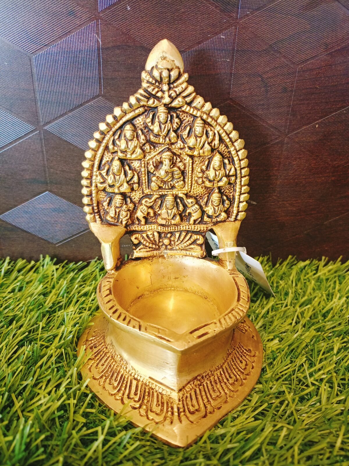 Brass Ashtalakshmi Diya