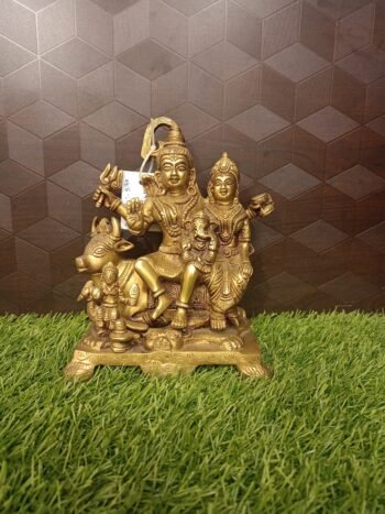 Brass Fine crafted Shiva Family Statue