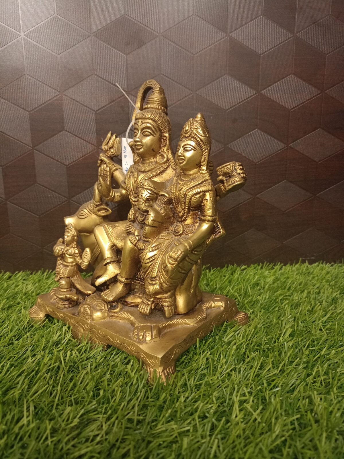 buy brass fine crafted shiva family statue online 3 scaled