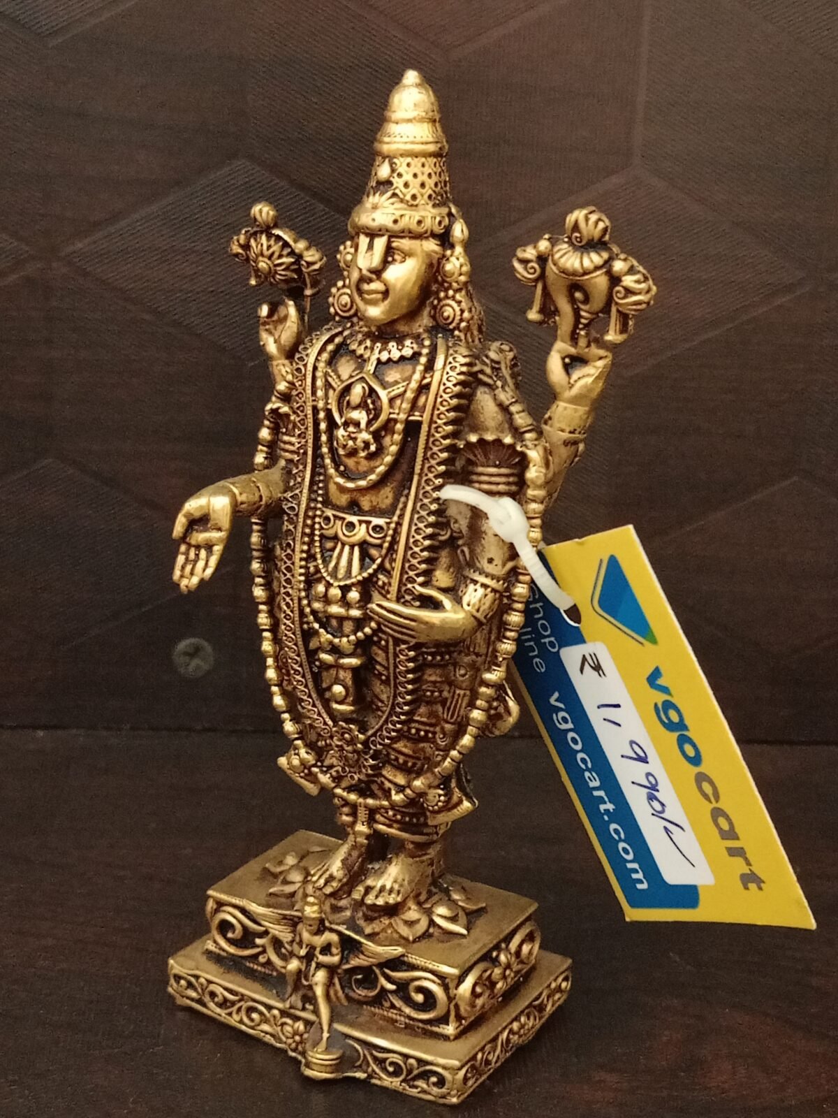 buy brass fineart perumal idol online best price india 2 scaled
