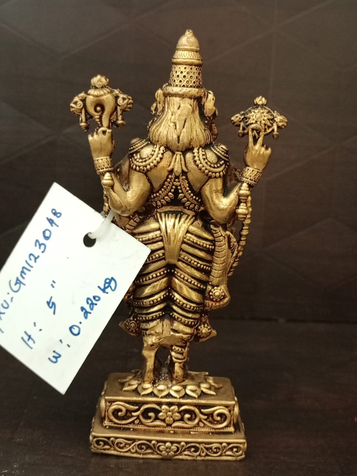 buy brass fineart perumal idol online best price india 4 scaled