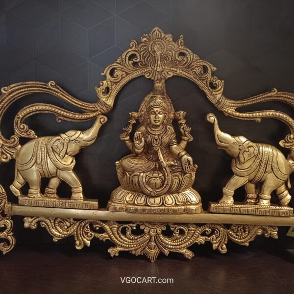 Brass Gajalakshmi Wall Mount