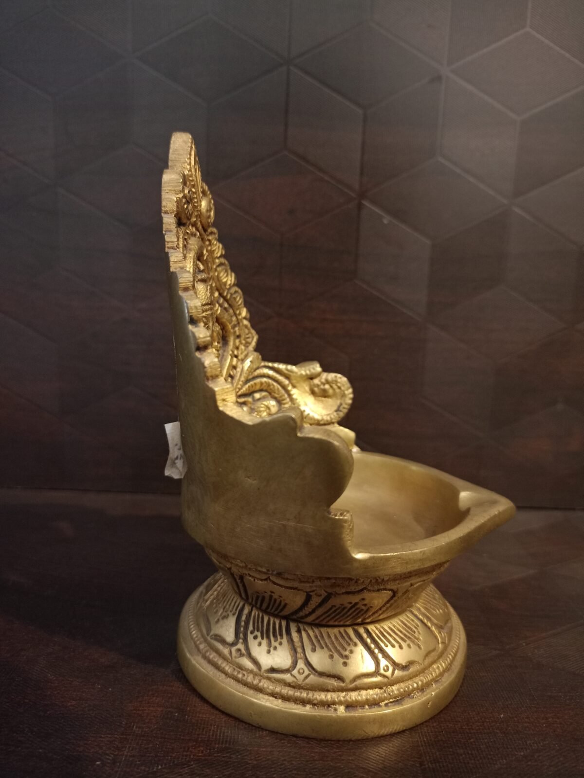 buy brass handcrafted ganesha vilaku online india 3 scaled