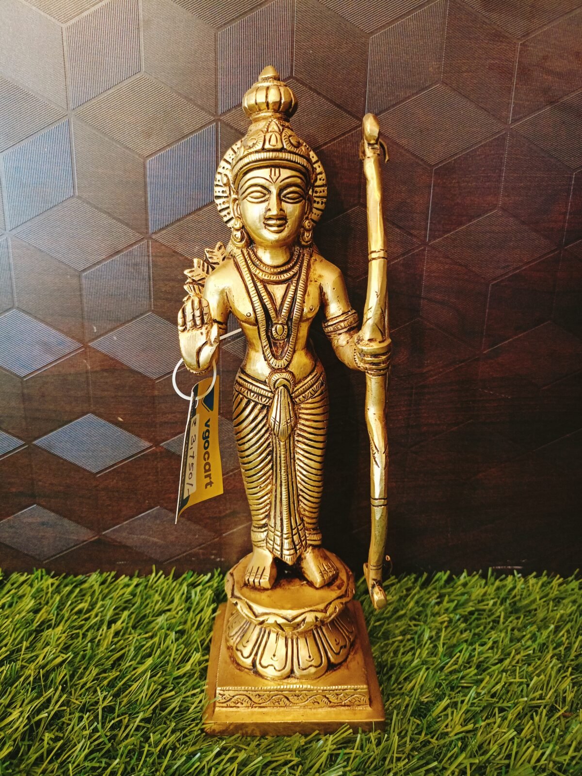 Brass Lord Ramar Idol