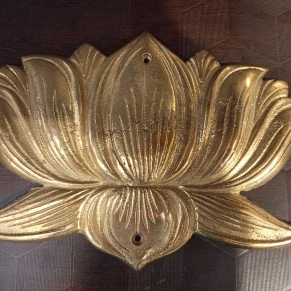 Brass Lotus Wall mount