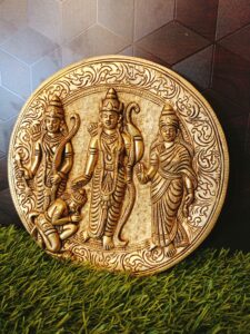 Brass Rama Darbar Wall Mount