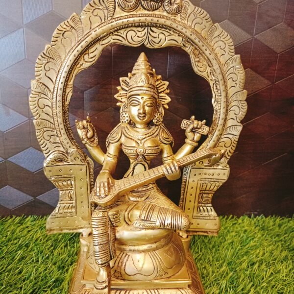 Brass Saraswathi Idol