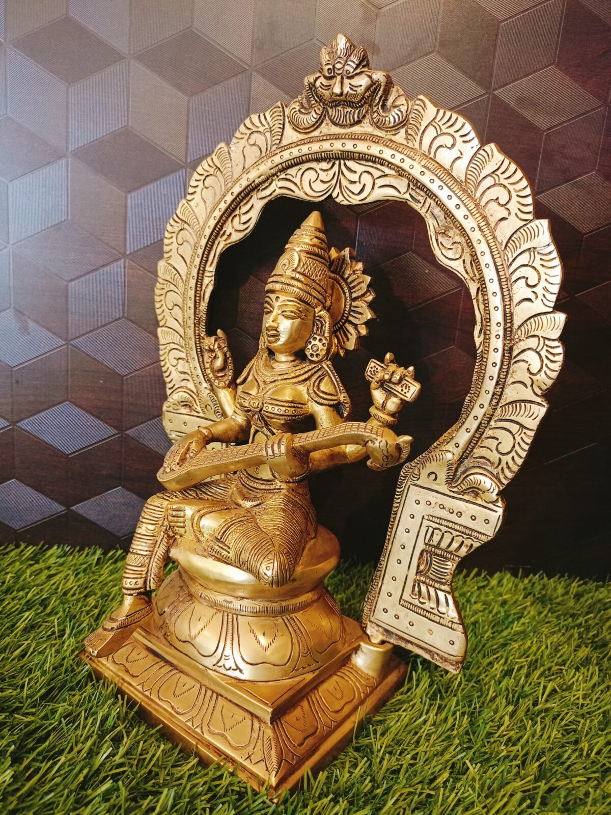 buy brass saraswathi Idol lowest price coimbatore 2 scaled