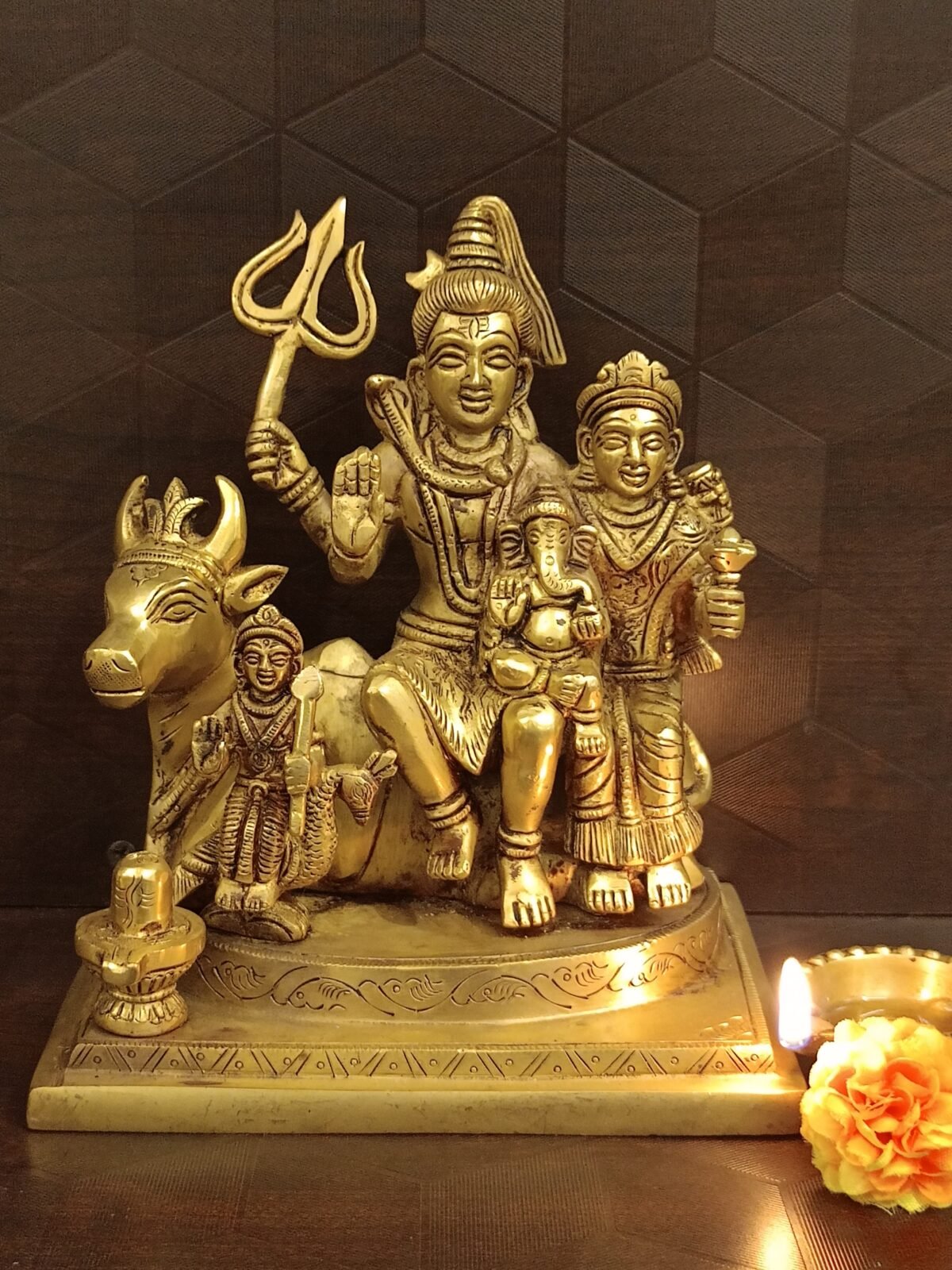 Brass Shiva Parivar idol
