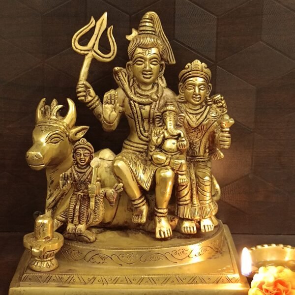 Brass Shiva Parivar idol