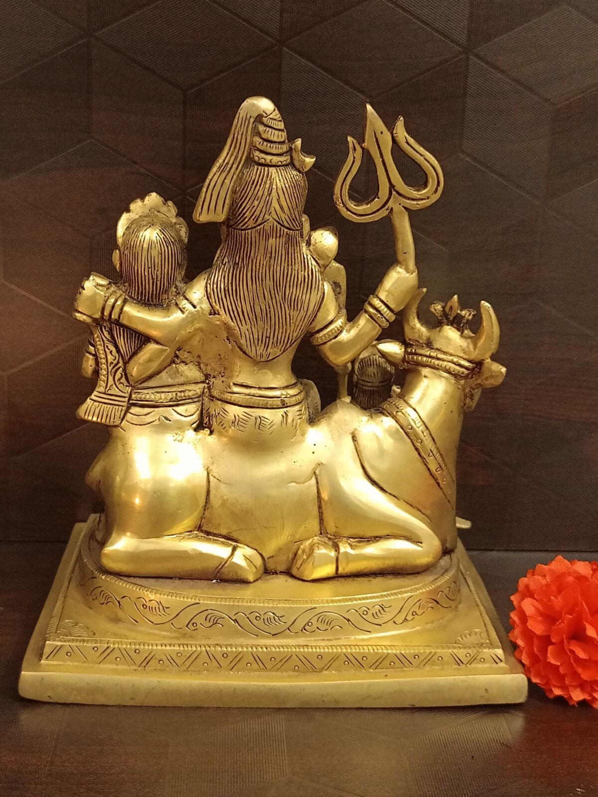 buy brass shiva parivar idol online antique shop india 4 scaled