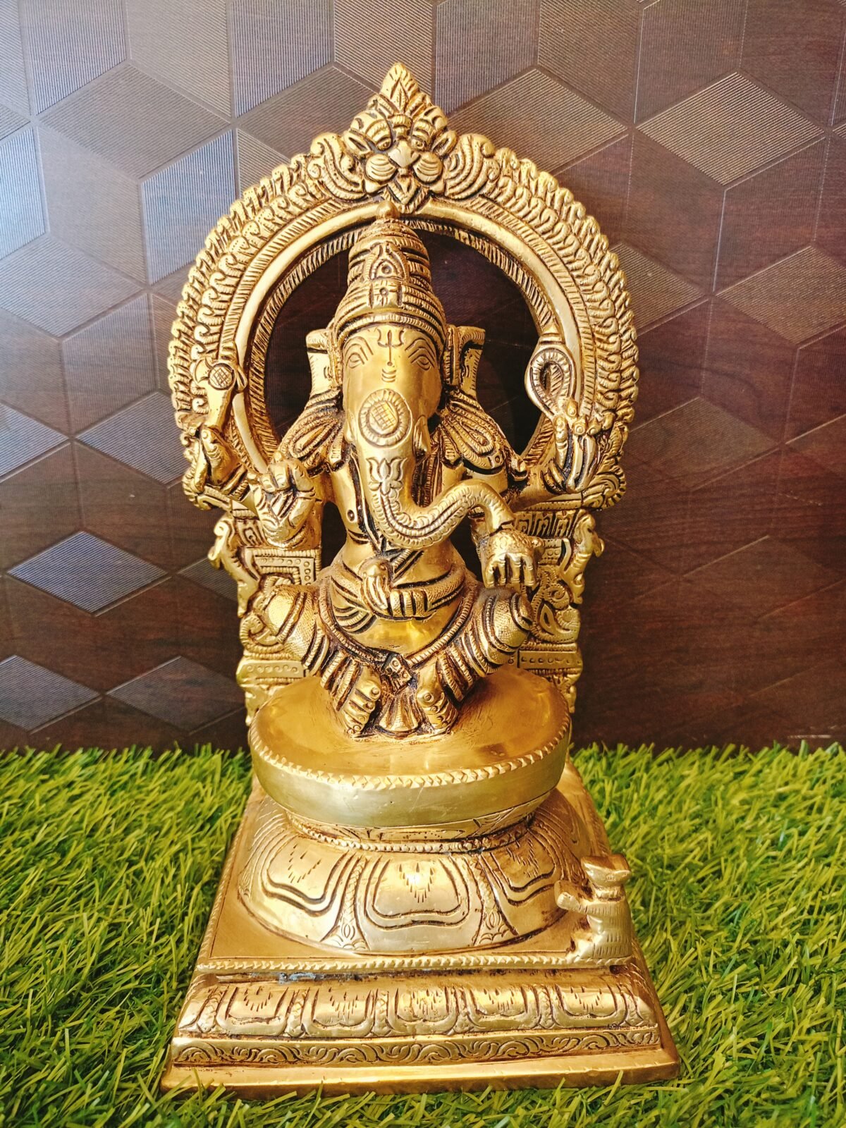 Brass Vinayakar Idol