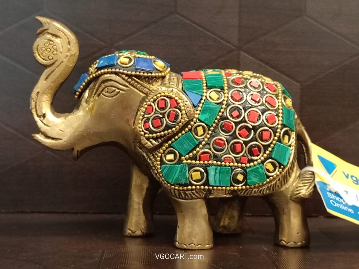 pure brass elephant idol gift vgocart coimbatore india.1 scaled