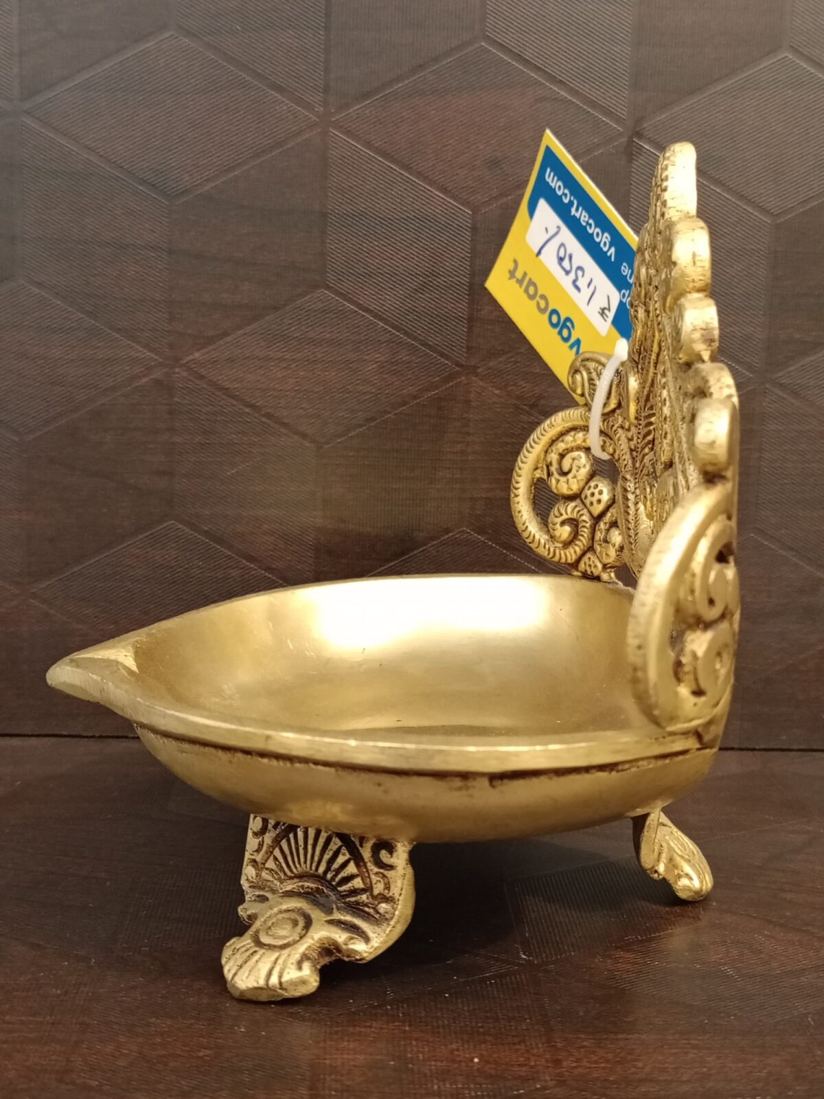 brass designer diya antique pooja gift vgocart coimbatore india1 scaled