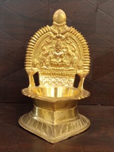 Brass Gajalakshmi Vilakku