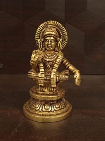 Brass Finecrafted Ayyappan Idol