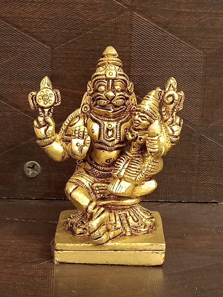 Buy Brass Lakshmi Narasimha Swamy Idol Online At Best Price Coimbatore India