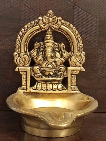 pure-brass-ganesha-diya-pooja-antique-vgocart-coimbatore