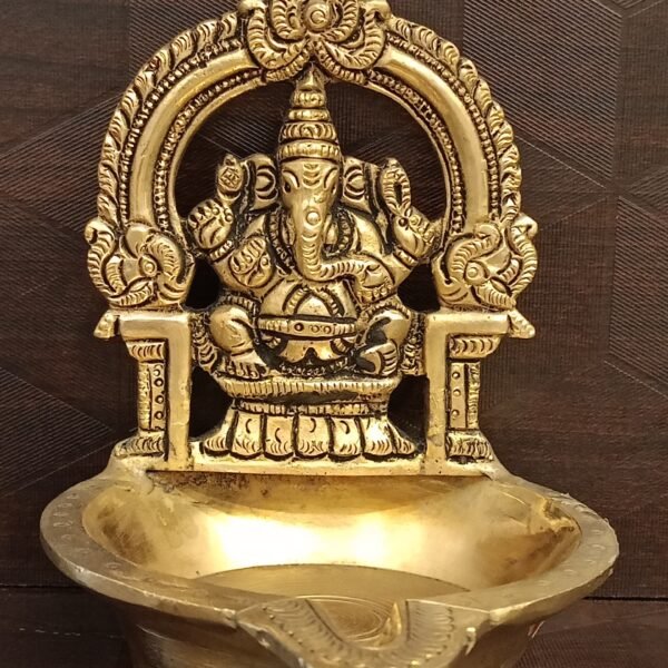 pure-brass-ganesha-diya-pooja-antique-vgocart-coimbatore