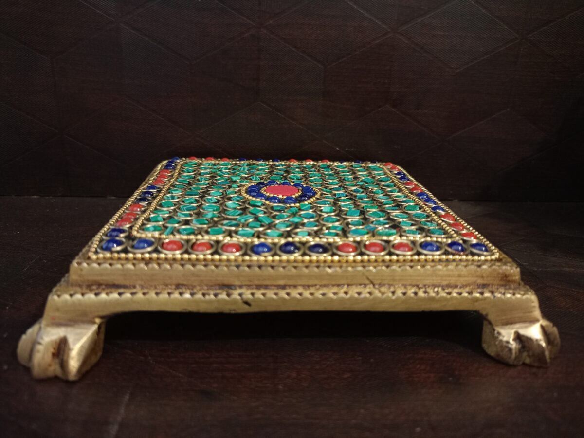 brass chowki stand