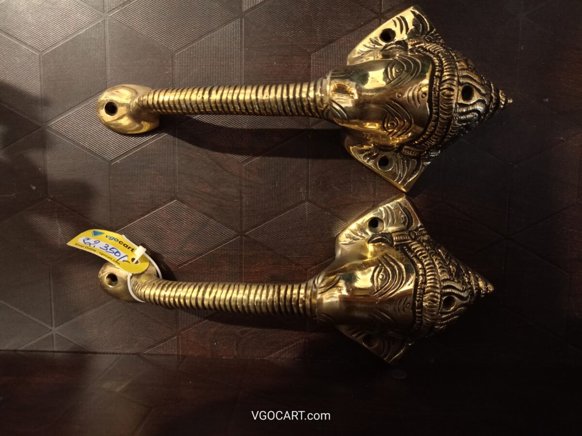 brass elephant door handle home decor vgocart coimbatore india3 scaled