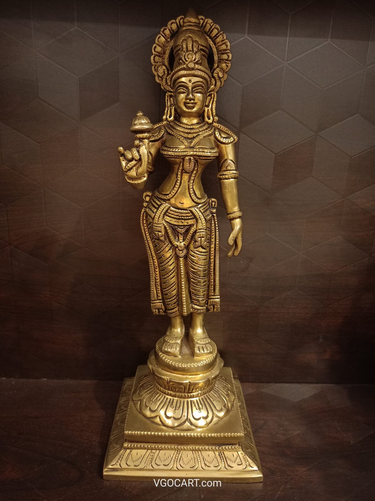 brass gandhimathi ammal idol