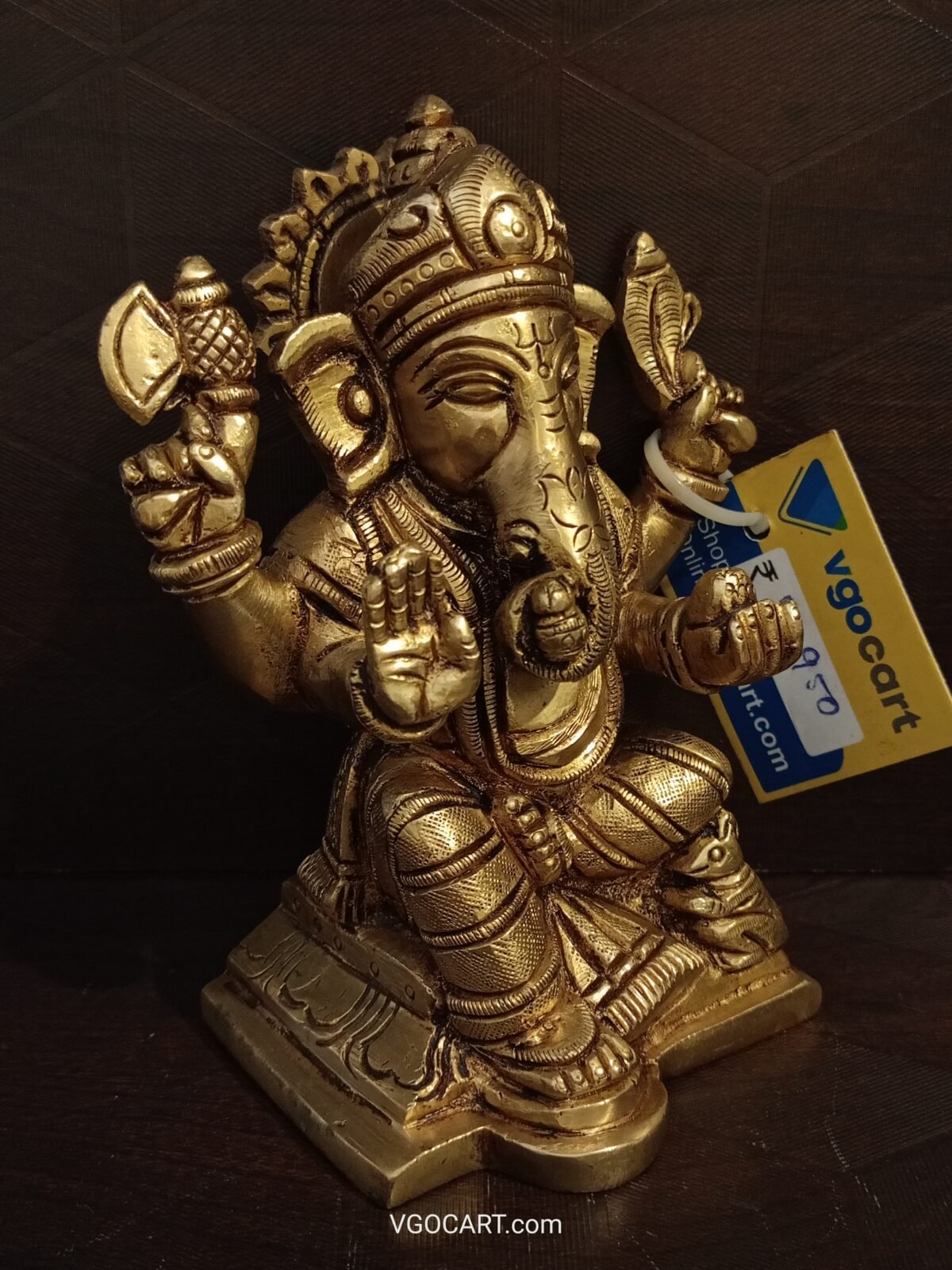 brass ganesha idol antique pooja gift vgocart coimbatore india1 1 scaled