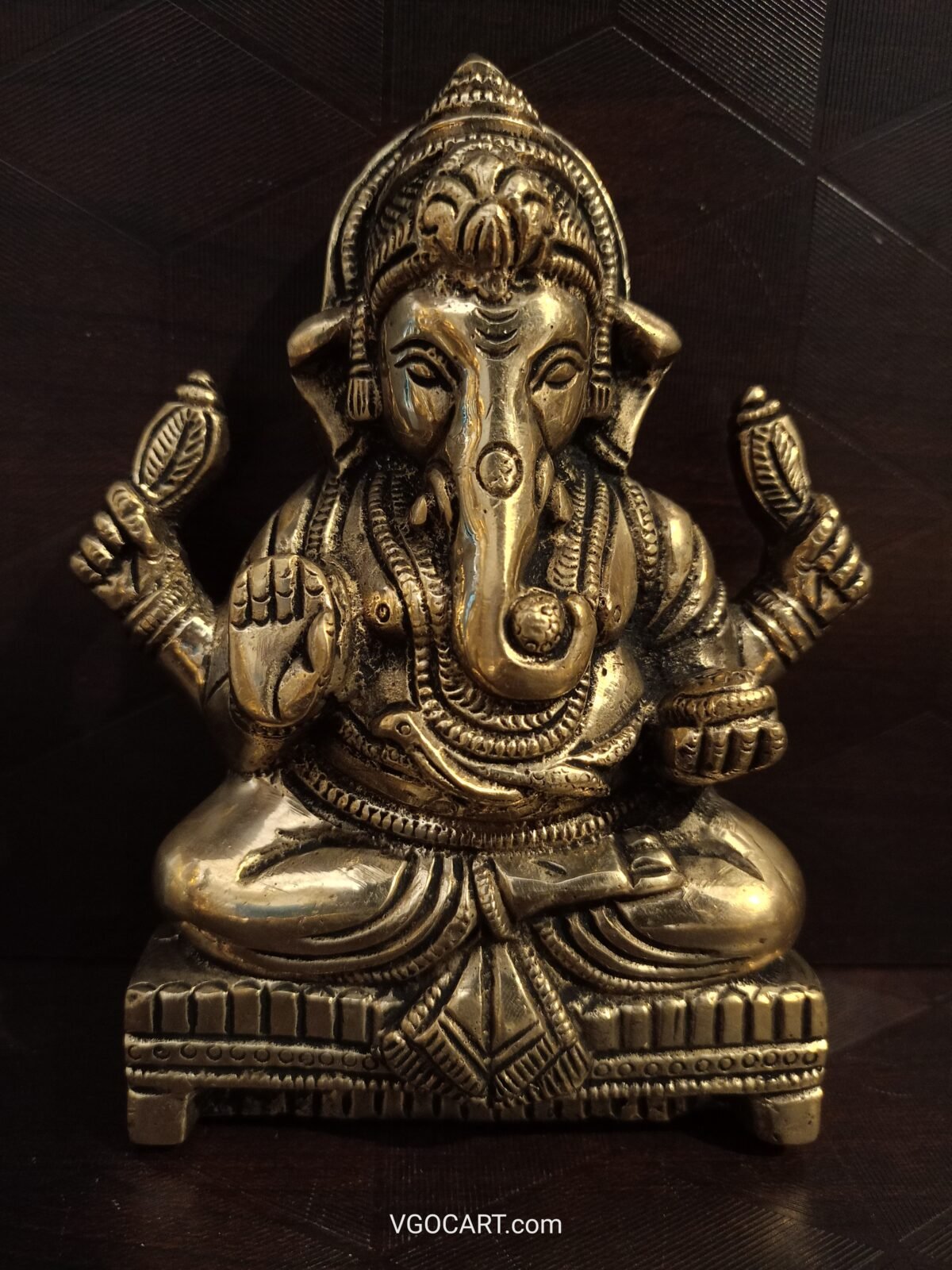 brass ganesha idol pooja gift vgocart coimbatore india scaled