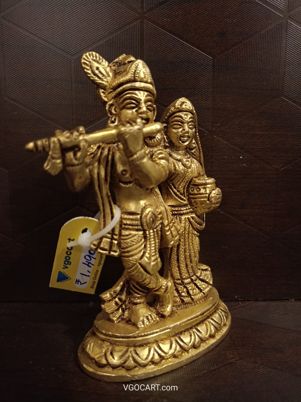 brass radha krishna idol pooja gift vgocart coimbatore india2 scaled