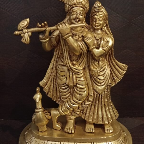 brass Radha Krishna Idols