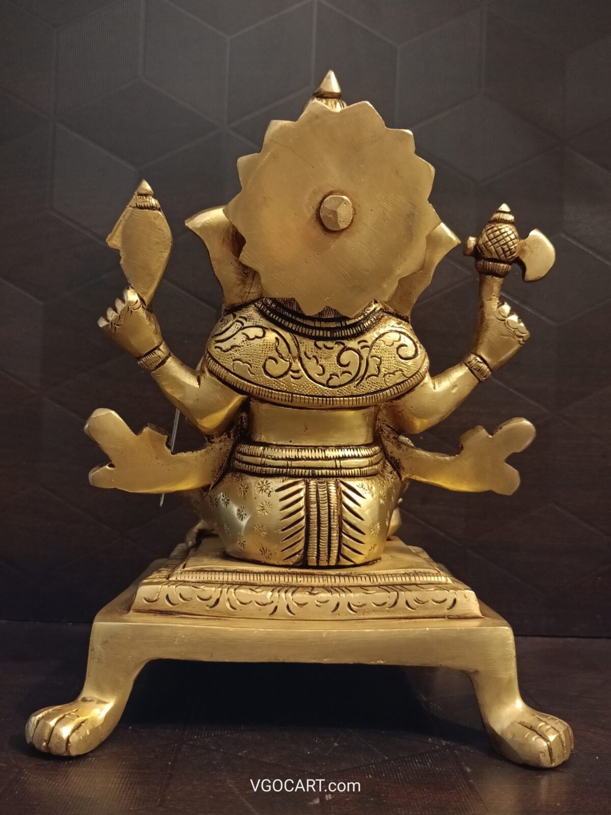 brass ganesha chowki stand pooja gift vgocart coimbatore india2 scaled