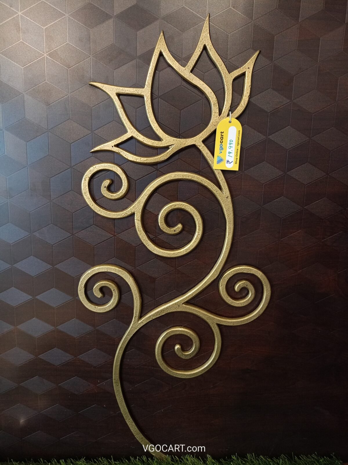 Lotus Decorative Door Panel