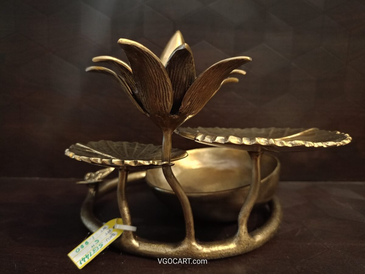 brass lotus leaf decor idol gift vgocart coimbatore india23 scaled