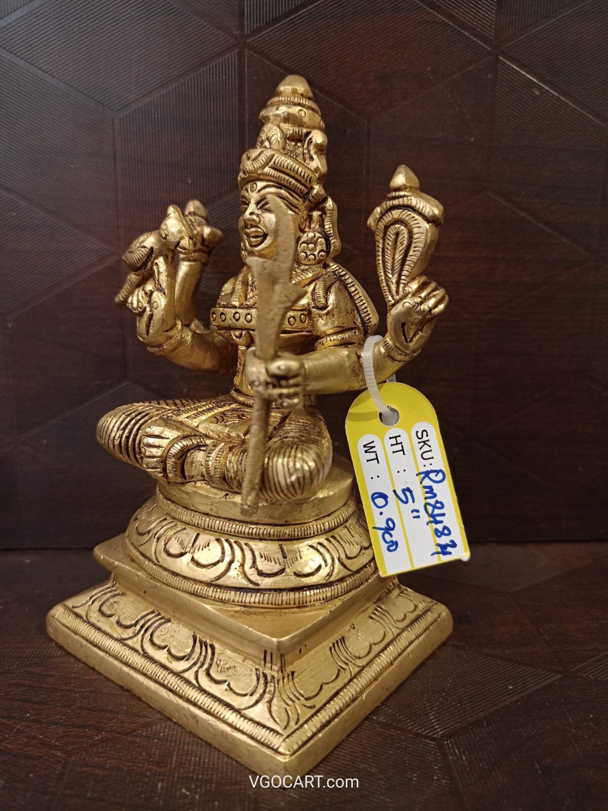 brass kamakshmi amman idol pooja gift vgocart coimbatore india1 scaled