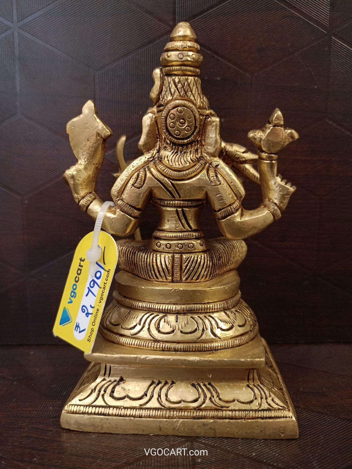 brass kamakshmi amman idol pooja gift vgocart coimbatore india3 scaled