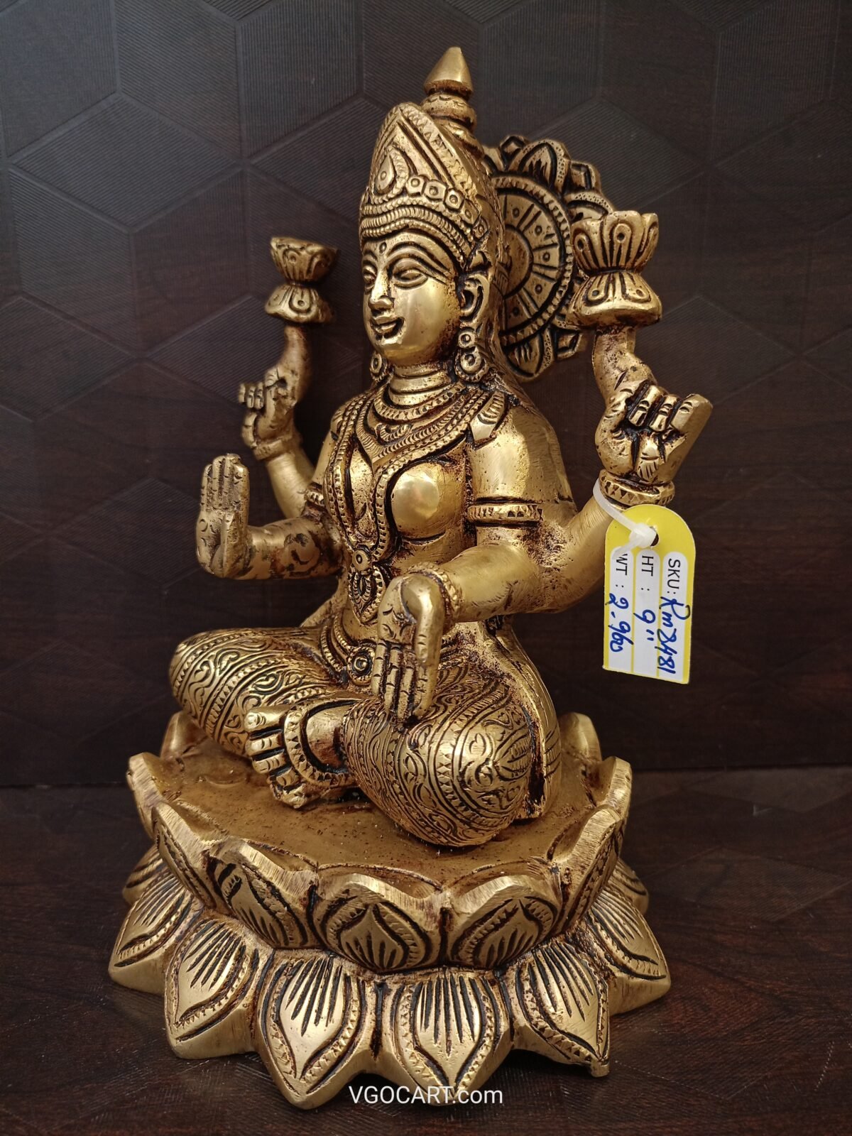 brass lakshmi idol pooja gift vgocart coimbatore india1 scaled