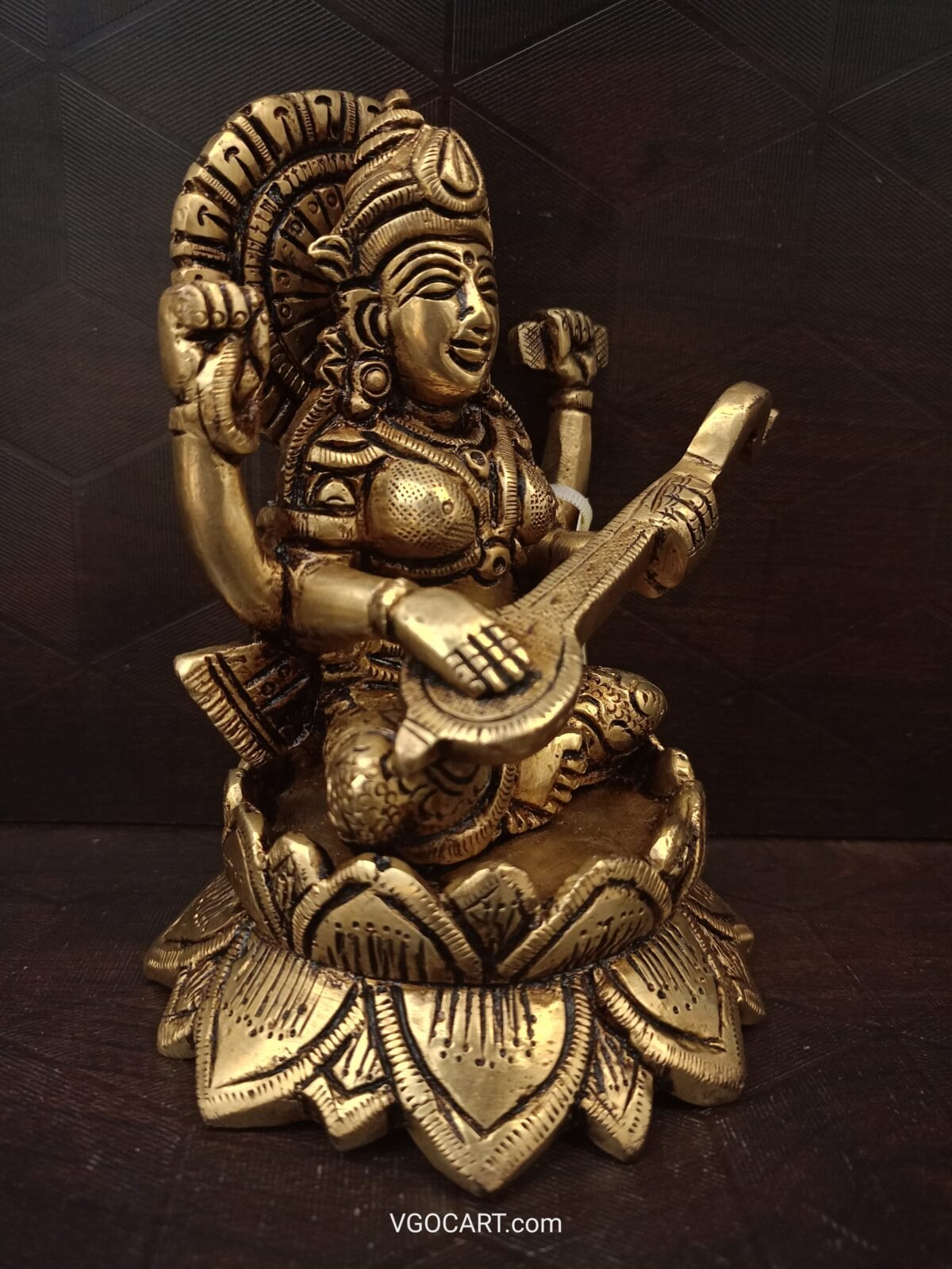 brass lakshmi sitting lotus pooja vgocart coimbatore india4 scaled