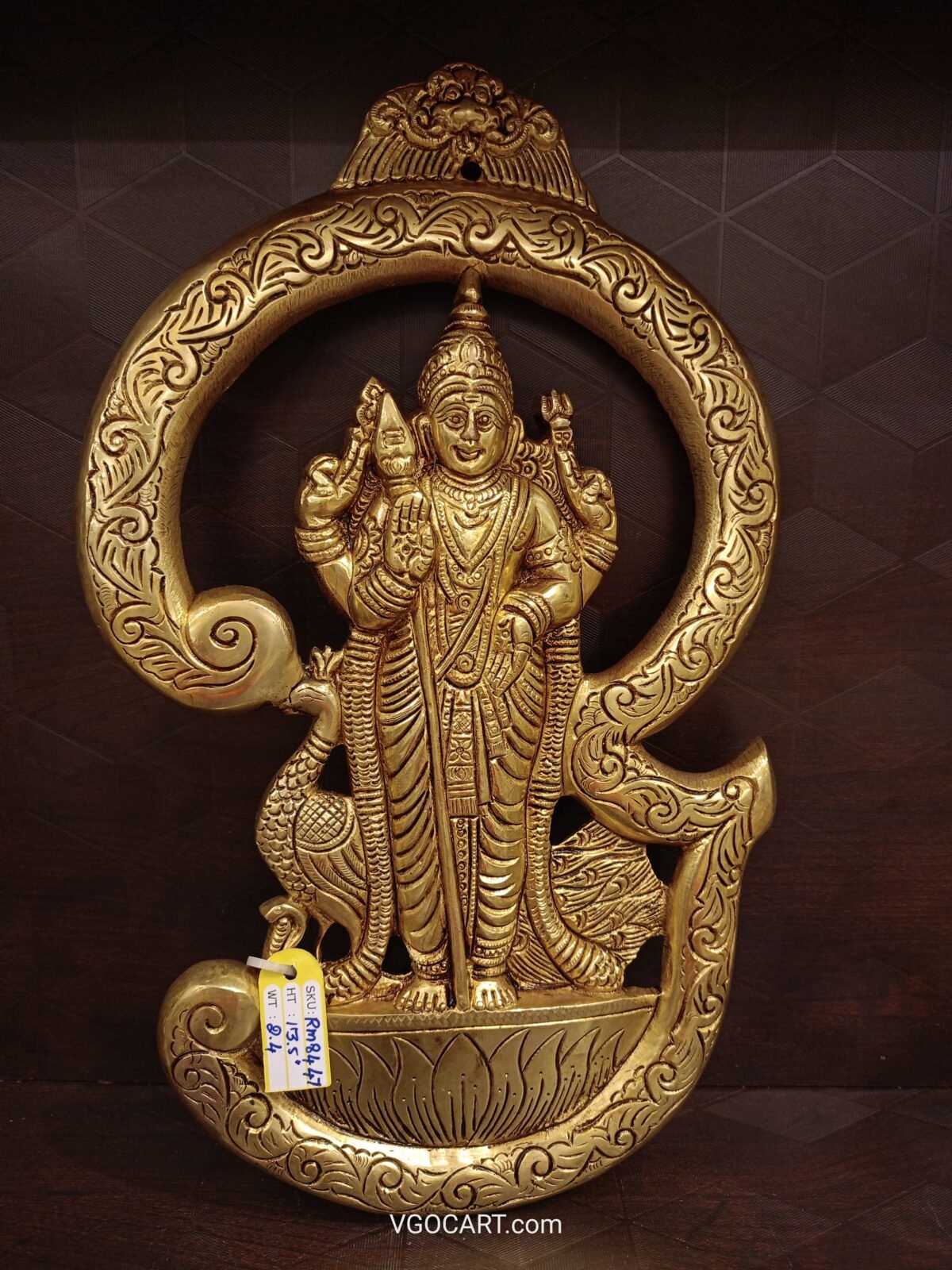 brass om murugan idol pooja gift vgocart ocimbatore india scaled