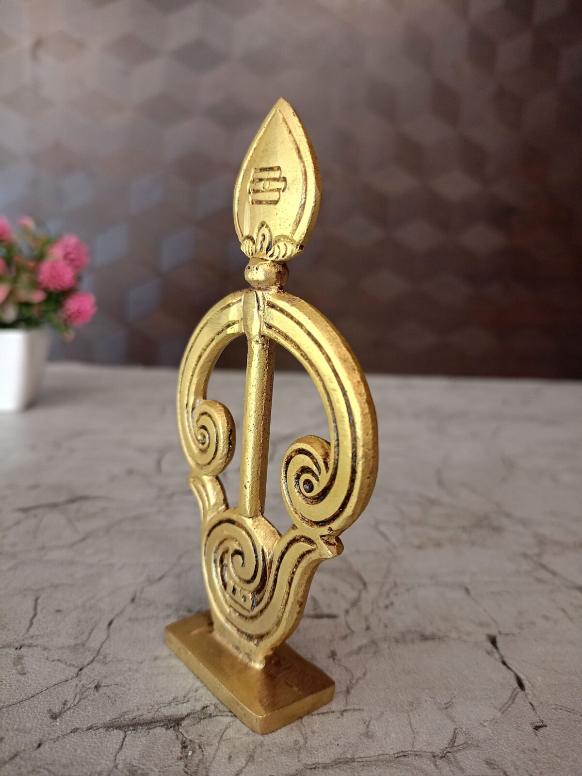 brass omm vel pooja gift vgocart coimbatore india scaled