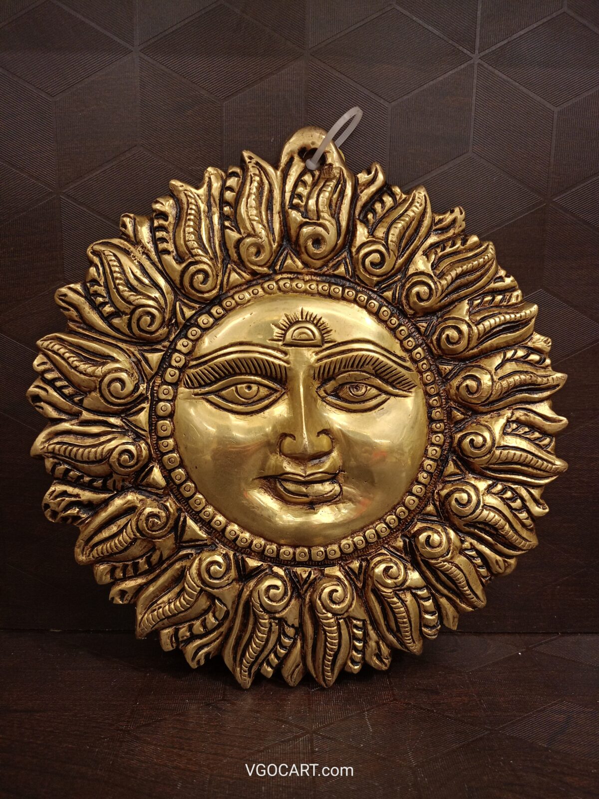 brass sun face wall mount home vgocart cpoimbatore india scaled